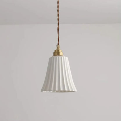 Arisha Trumpet Ceramic Pendant Light