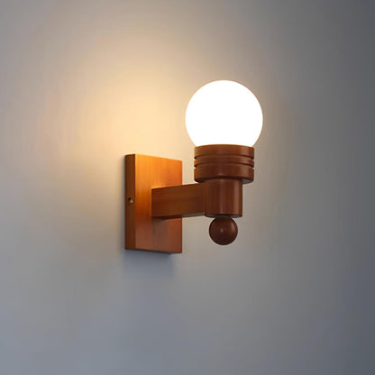Beam Solid Wood Wall Lamp