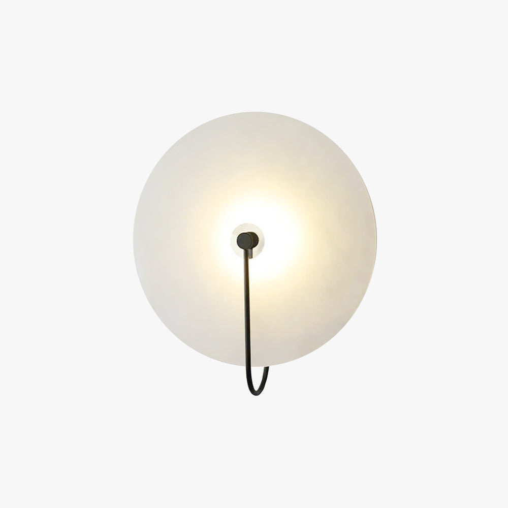 Kristy Alabaster Applique Murale LED Ronde Circulaire Iconique