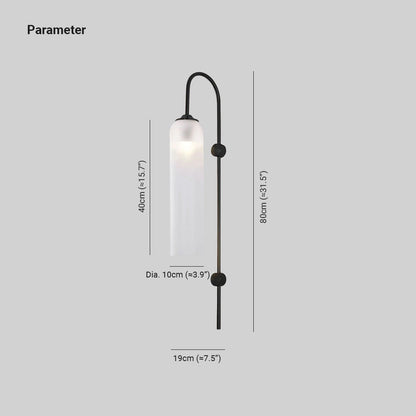 Talor Modern Glass Wall Lamp