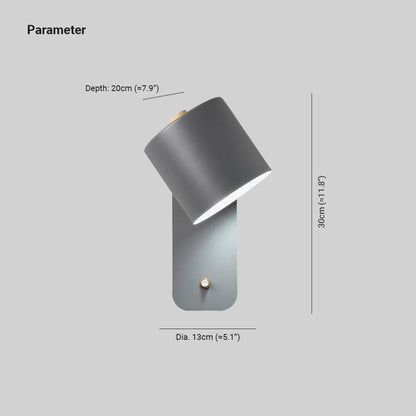 Quella Rotatable Cylinder Wall Lamp