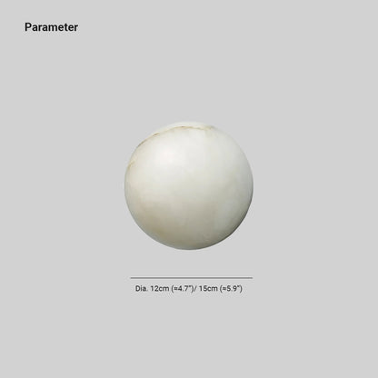 Lynq Alabaster Mini Orb Wall Lamp