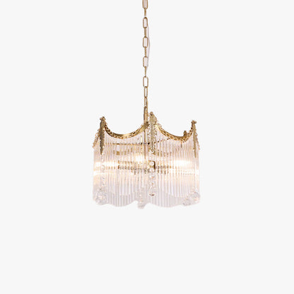 Elias Chandeliers Luxurious Glass Farmhouse
