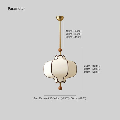 Aura Pendant Light Lantern Fabric