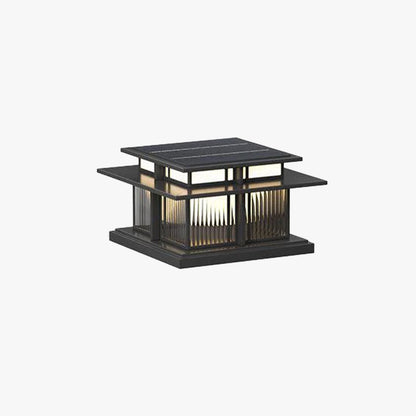 Milo Pillar Solar /HardWire Outdoor Light