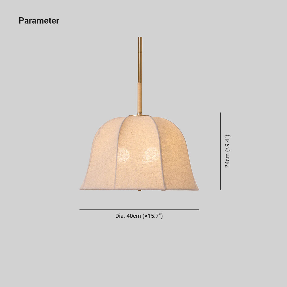 Suspension Tala Ligne Tissu Bell