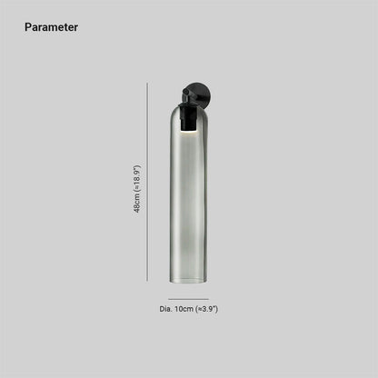 June Glass Indoor Wall Lamp Cylindrical