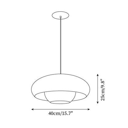 Duvio Black Pendant Light
