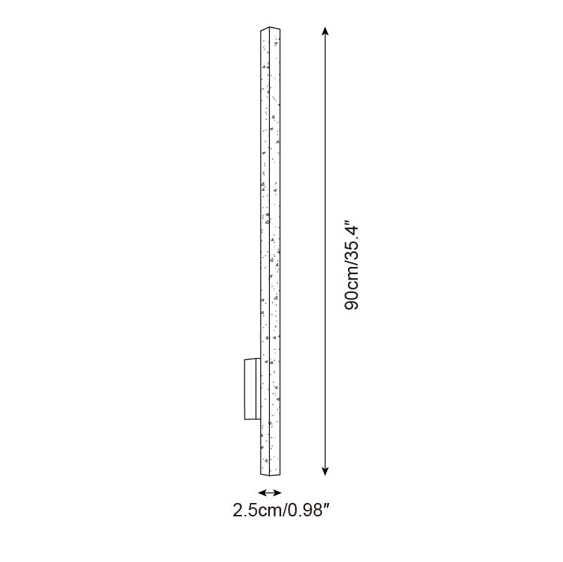 Opalyn Slim Travertine Wall Lamp