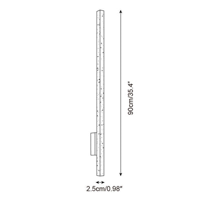 Opalyn Slim Travertine Wall Lamp