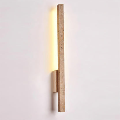 Opalyn Slim Travertine Wall Lamp