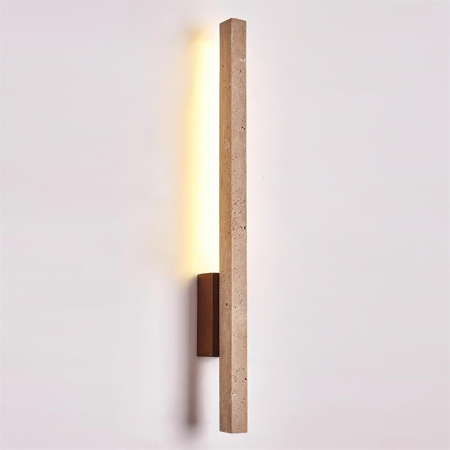 Opalyn Slim Travertine Wall Lamp