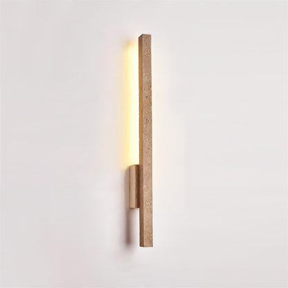 Opalyn Slim Travertine Wall Lamp