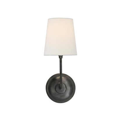 Victor Wall Lamp Black Bronze Fabric