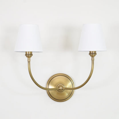 Victor Wall Lamp Black Bronze Fabric