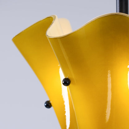 Plafonnier semi-encastré en verre de Murano Eldis