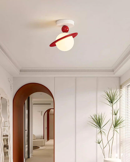 Pivoro Red and White Ceiling Light
