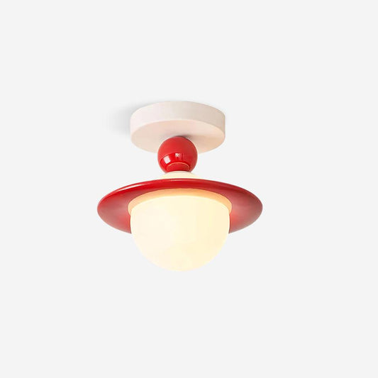 Pivoro Red and White Ceiling Light