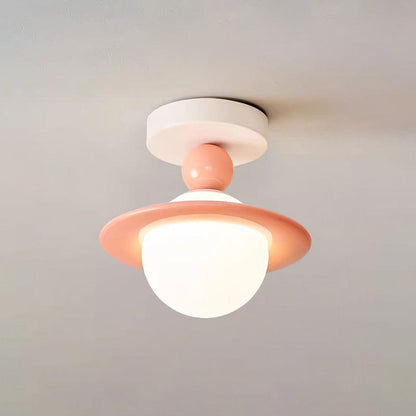 Pivoro Red and White Ceiling Light