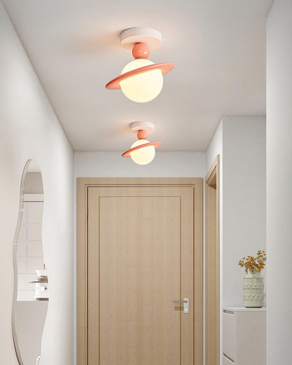 Pivoro Red and White Ceiling Light