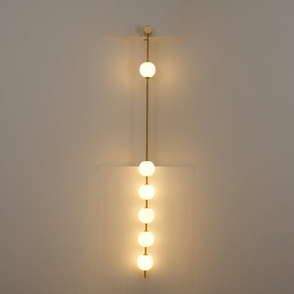 Valentina Vertical Balls Wall Lamp
