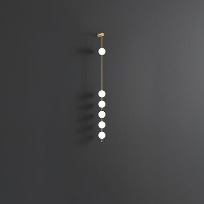 Valentina Vertical Balls Wall Lamp