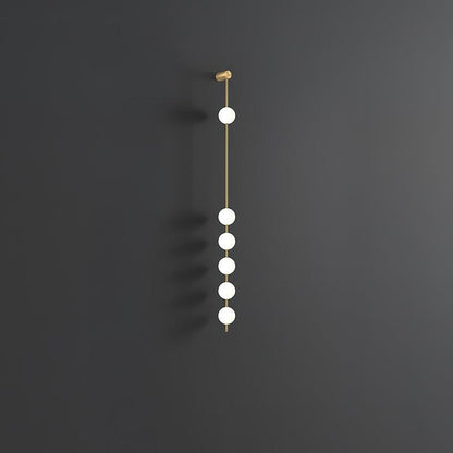 Valentina Vertical Balls Wall Lamp