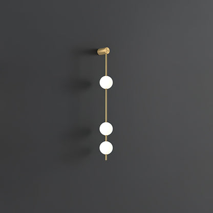 Valentina Vertical Balls Wall Lamp