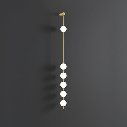 Valentina Vertical Balls Wall Lamp