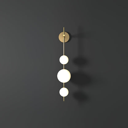 Cerin Vertical Globe Wall Lamp