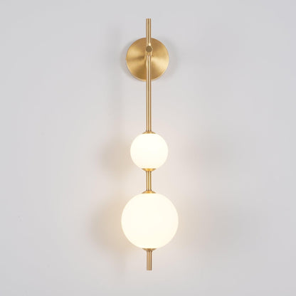 Cerin Vertical Globe Wall Lamp