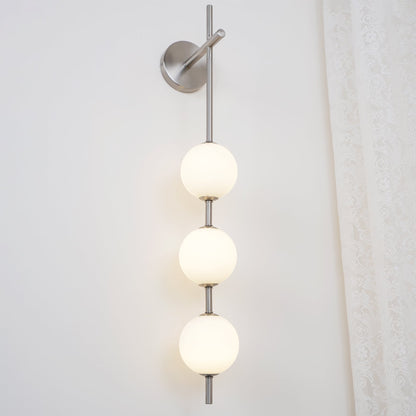 Cerin Vertical Globe Wall Lamp