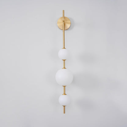 Cerin Vertical Globe Wall Lamp