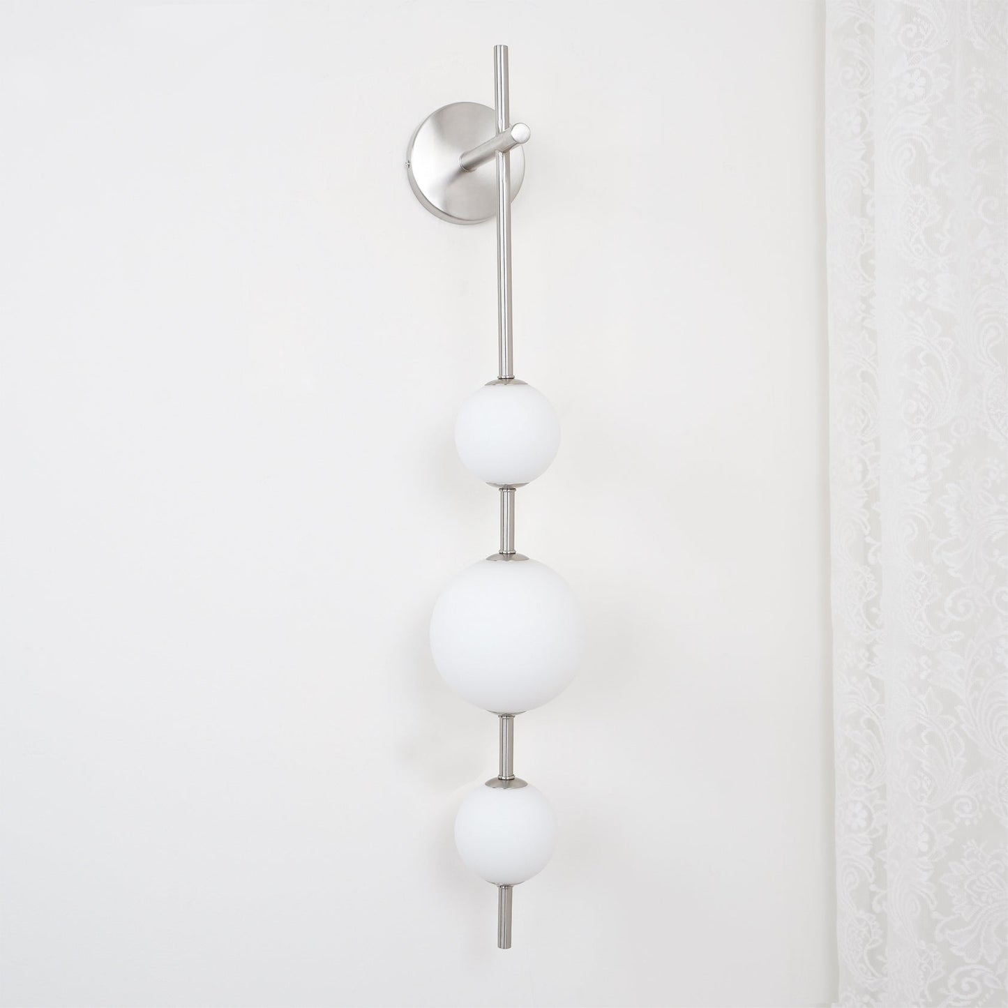 Cerin Vertical Globe Wall Lamp