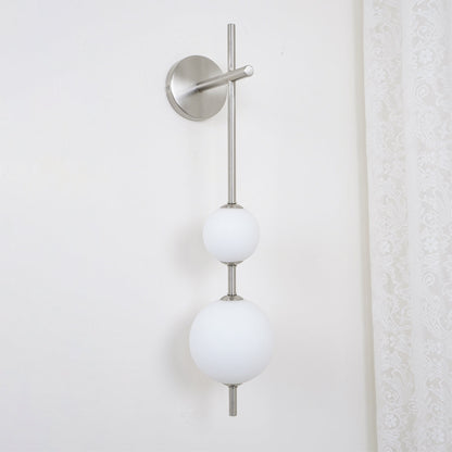 Cerin Vertical Globe Wall Lamp