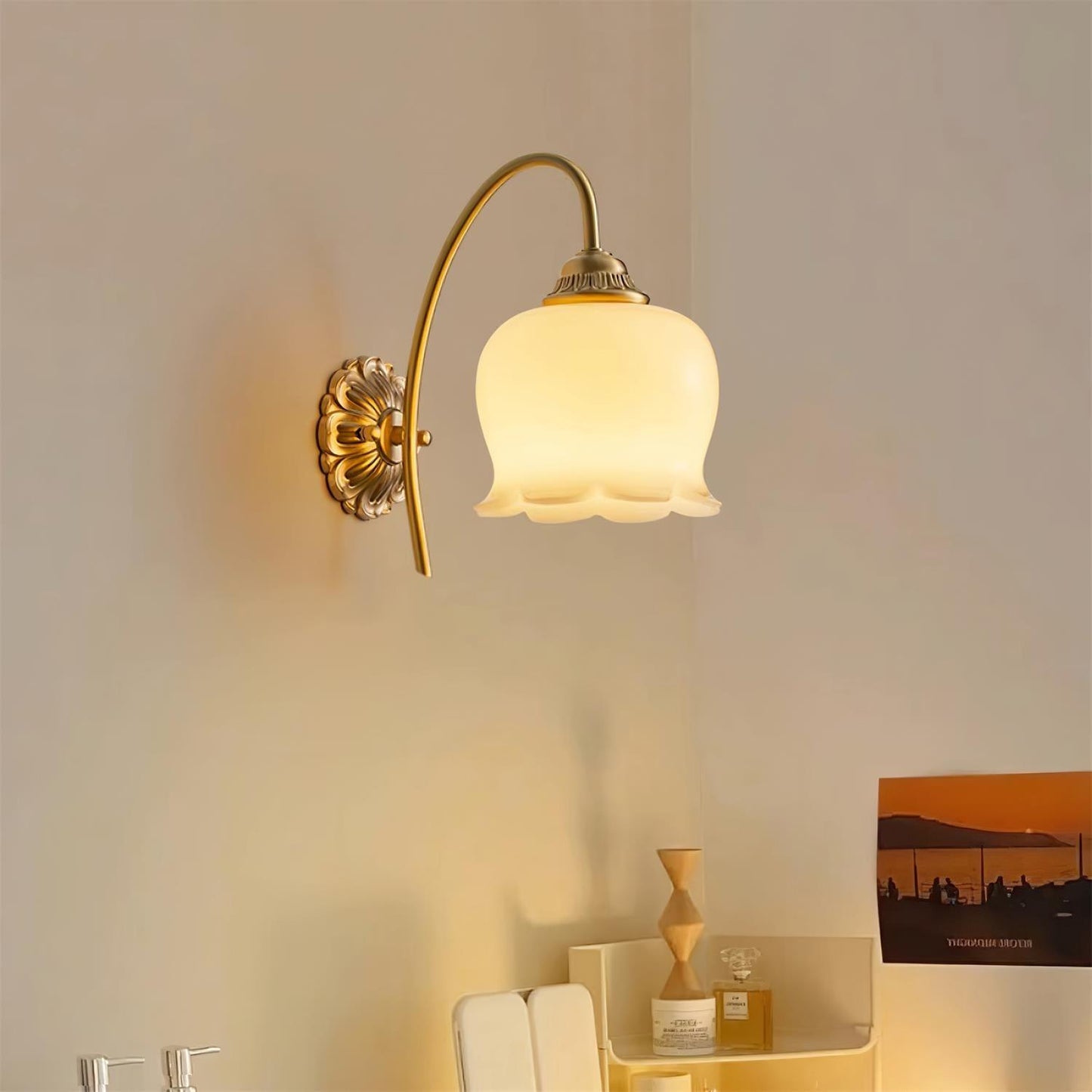 Bellora Vintage Gold Wall Lamp