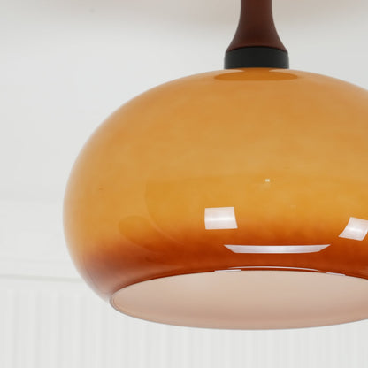 Liora Amber Glass Ceiling Light
