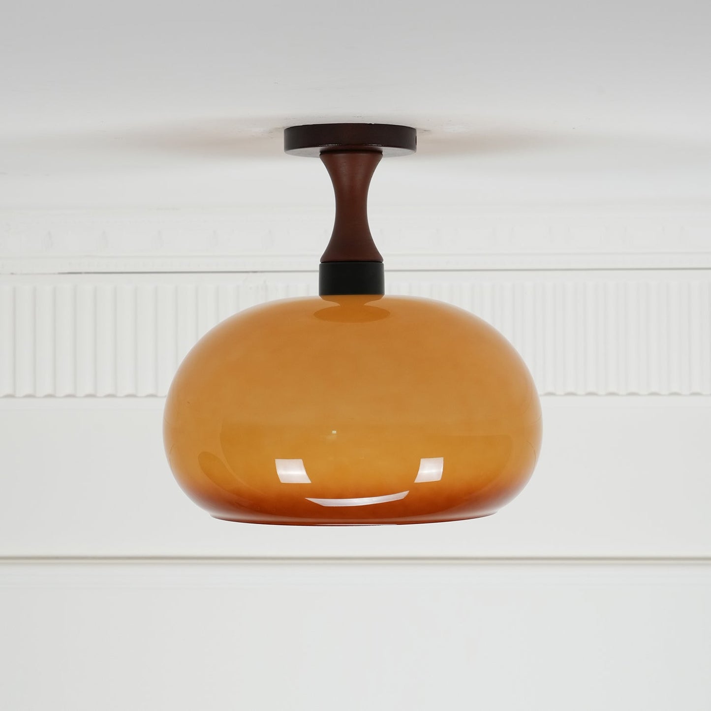Liora Amber Glass Ceiling Light