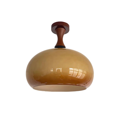 Liora Amber Glass Ceiling Light