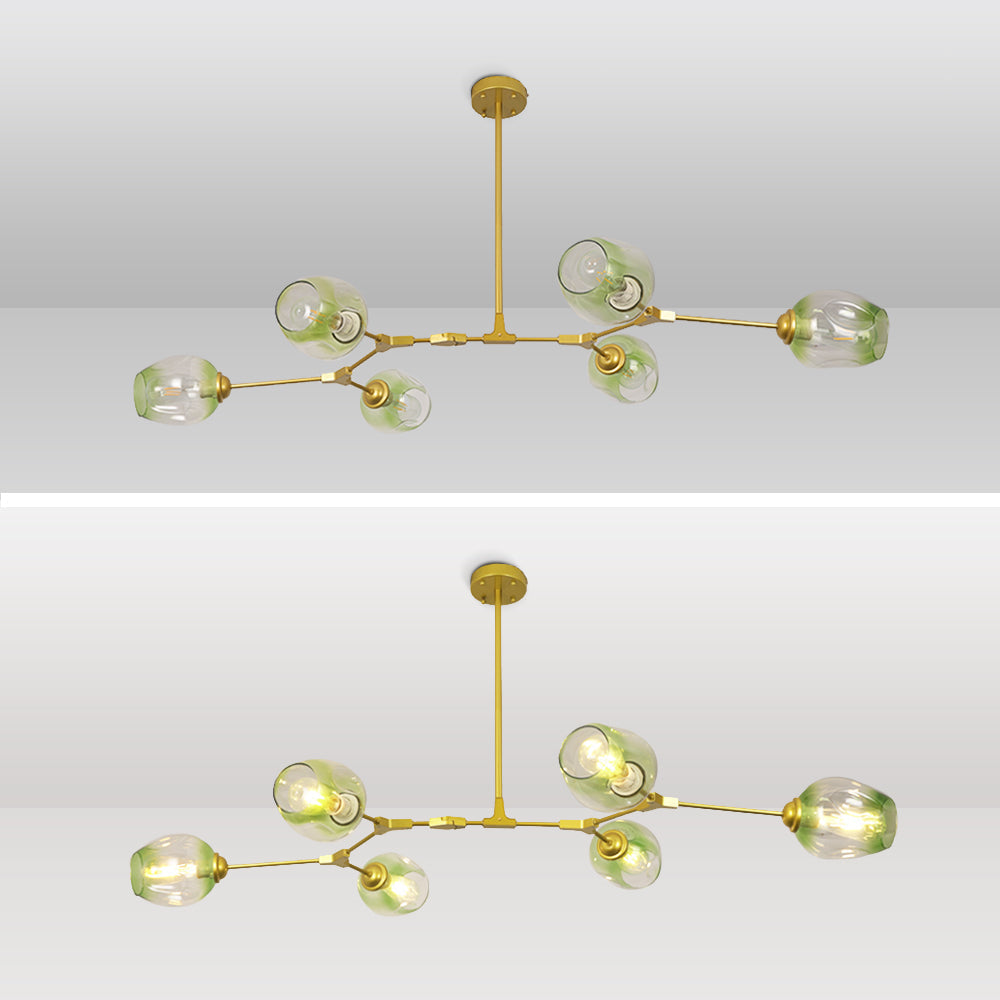 Kirae Nordic Modern Glass Pendant Light Clear Bubble