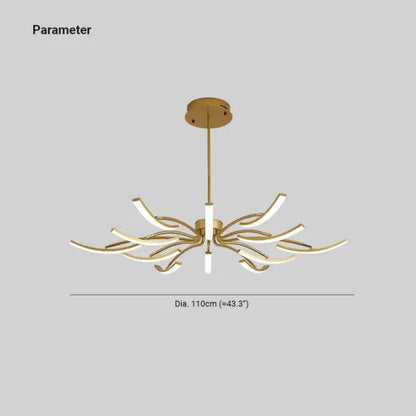 Arisha Modern Personality Pendant Chandelier for Living Room