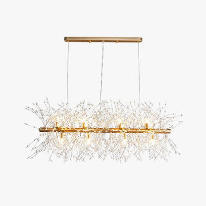Arisha Creative Art Chandelier Crystal Pendant Light for Dining Room
