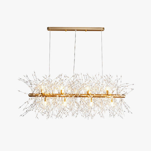 Arisha Creative Art Kroonluchter Kristallen hanglamp voor eetkamer