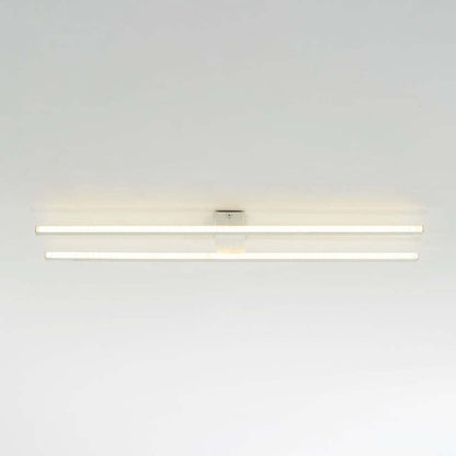 Arisha Modern Minimaliste Flush Mount Ceiling Light, Double-Linear