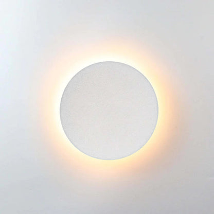 Klyne Minimalist Round/Square Outdoor Wall Lamp LED, Black/White