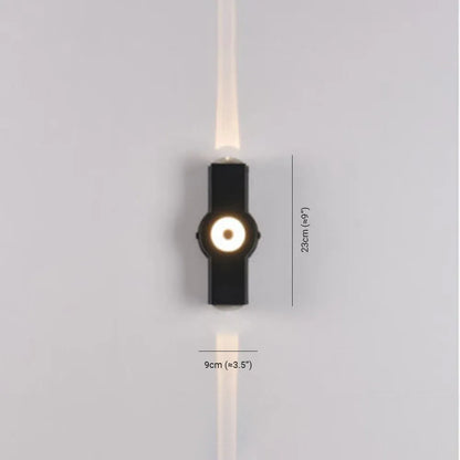 Ovelo Modern Waterproof Minimalist Cross Outdoor Wall Light Garden/Corridor