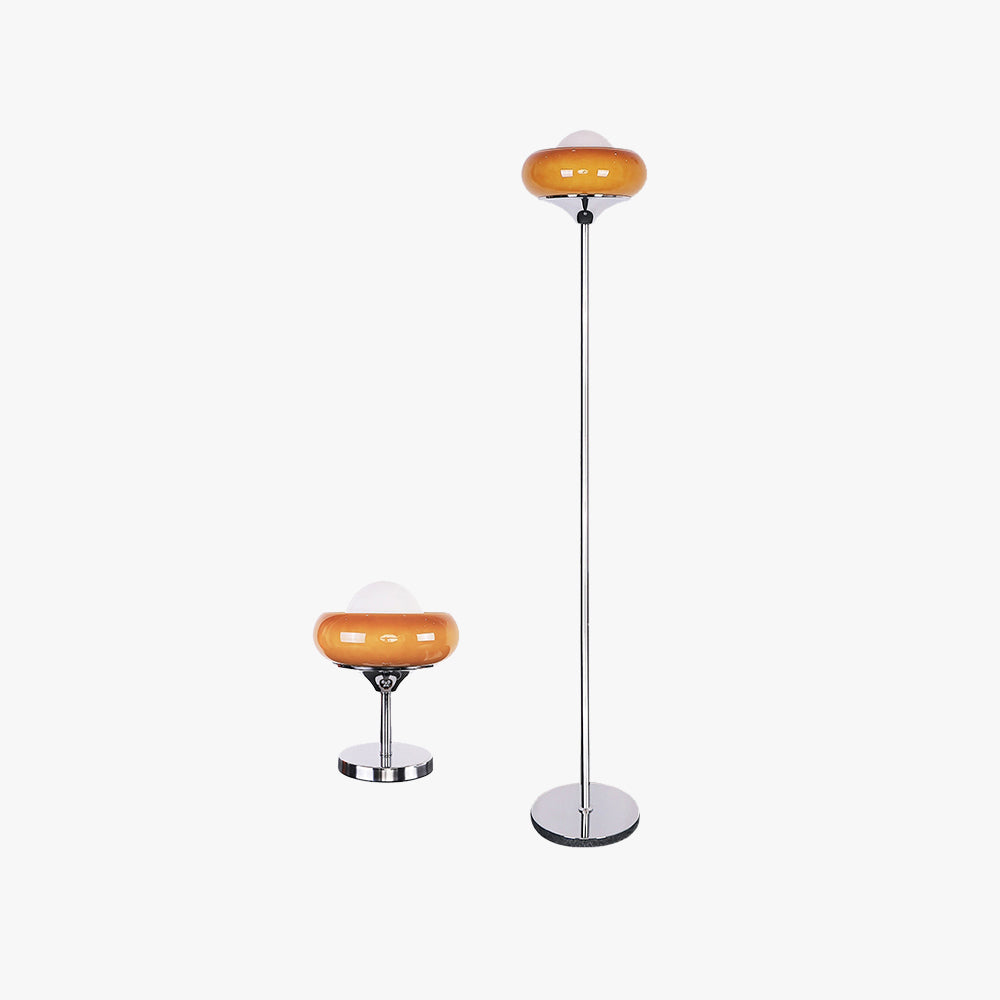 Lampadaire haut moderne en vitrail Morandi