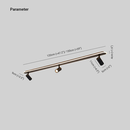 Aim Ceiling Light 120/150 cm Spotlight for Hallway & Living Room