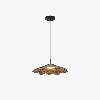 Ritta Vintage LED-Pendelleuchte aus Walnussholz für Schlafzimmer/Bar/Teestube