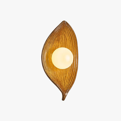 Moderne LED-Wandleuchte Aria für Wohnzimmer in Schwarz/Weiß/Holz